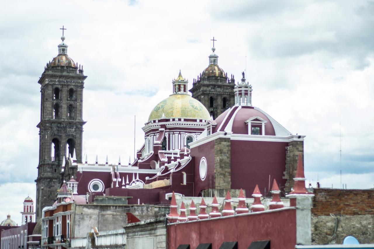 La Fuente Catedral Hotel Puebla Buitenkant foto